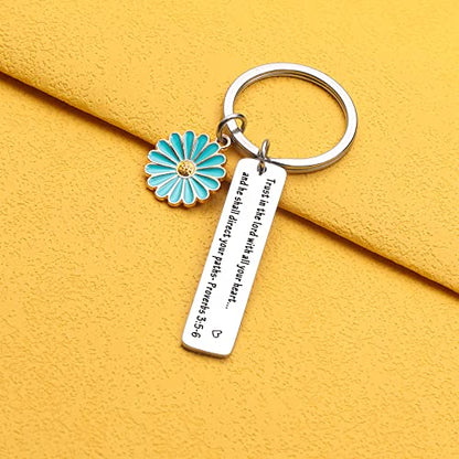 Christian Keychain For Women Bible Keychain Faith Based Gifts Biblical Gifts For Women Encouragement Jewelry