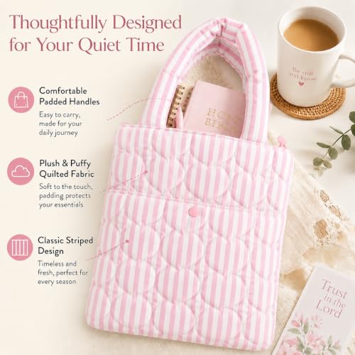 Bible Study Supplies Journaling Kit, Christian Gifts for Women - color: Pink