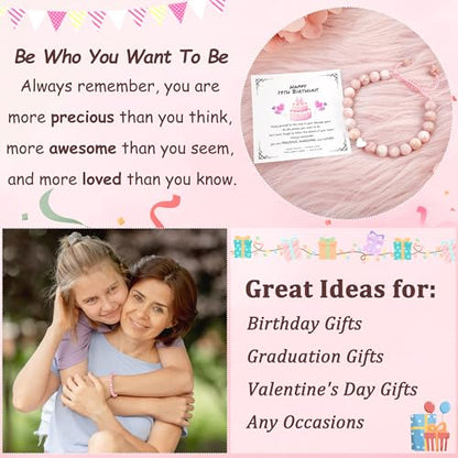 Sereney Birthday Gifts for Girls, 1-16 Year Old Girl Birthday Bracelet Gift - style: 14th Bday