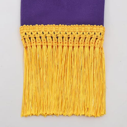 BLESSUME Purple Stole Chasuble Clergy Pastor Embroidery Stole