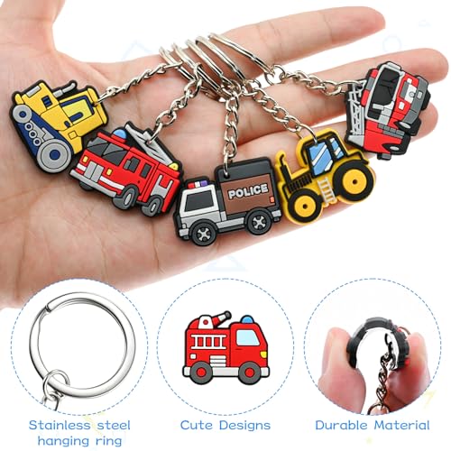 Cute Keychain Bulk,Cute Key Chain for Car Keys Purse Bag Rewards - color: Car-30