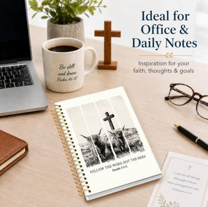 Bible Journal for Women,Bible Nnotebook,Gifts for Christian Women - color: Christian Gifts Journal-white