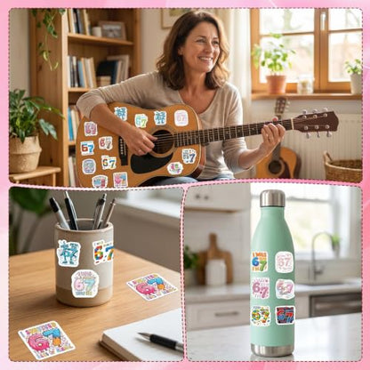 50 Pcs 67 Stickers for Water Bottle 67 Stickers for Laptop Journal - style: 67