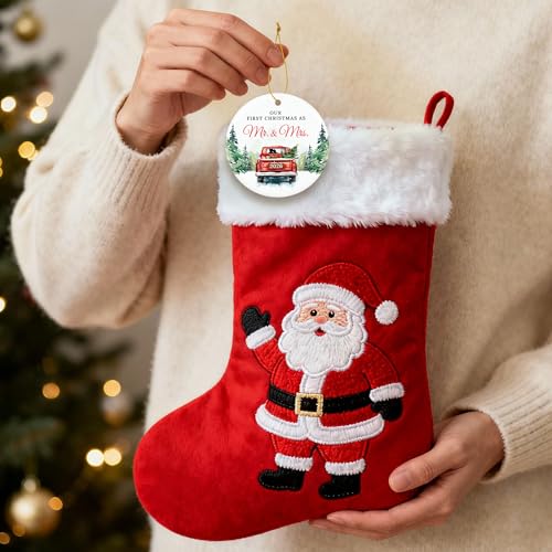ZAGKOO First Christmas Married Ornament 2026 - Mr and Mrs Wedding Ornament - color: First Mr & Mrs 2026