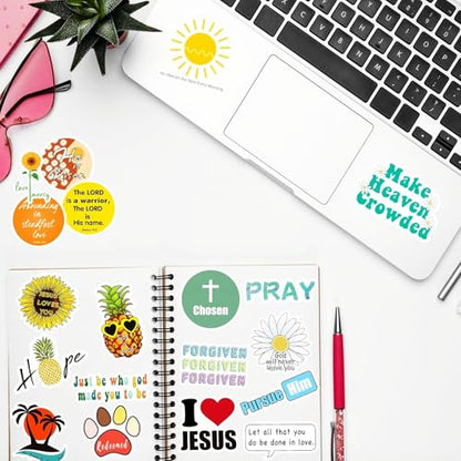 200Pcs Inspirational Christian Jesus Stickers for Kids,Bible Verse Stickers - style: Cute 200pcs