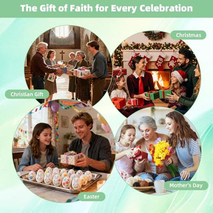 120 PCS Bulk Christian Gifts, Prayer Journal for Women & Men, 60 Small Christian Notebooks, 60 Scripture Pens, Inspirational Notebooks for Church, Spiritual Gift for Bible Study, Faith Gift for Church - size: 60