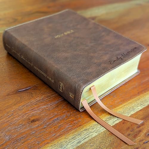 Personalized NKJV Journaling Bible | New King James Version | Custom Engraved Name | Wide Margin Study Bible | Christian Gift for Men & Women