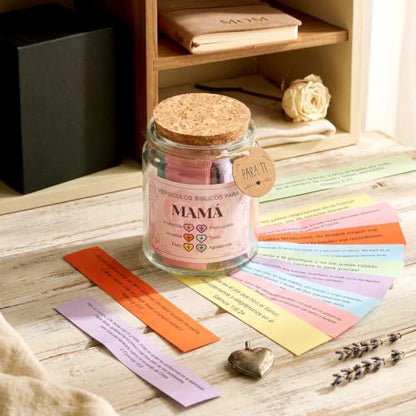 Lunmon Spanish Bible Verse Affirmation Jar Mama 96 Cards Christian Prayer - style: Mama