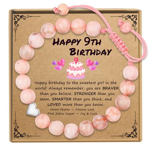 Sereney Birthday Gifts for Girls, 1-16 Year Old Girl Birthday Bracelet Gift - style: 9th Bday