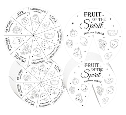 Pop Resin 30 Sets 9 Inch Color Your Own Fruit of the Spirit Crafts