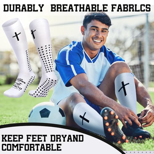 Skicuff 2 Pair Christmas Cross Grip Socks Gifts for Men - style: Classic