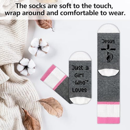 Funny Socks For Girls - color: Jesus