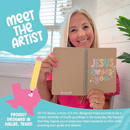 Guided Bible Study Journal for Women - Bible Journal for Women - color: Kraft Colorful
