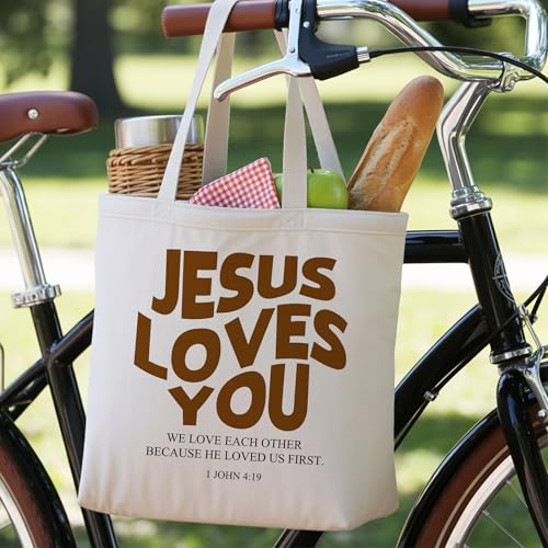 Bible Bags for Women, Christian Tote Bag, Gifts for Christian Women - color: Purple