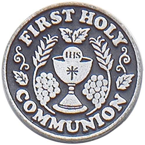 Cathedral Art Pewter (Abbey & CA Gift) First Holy Communion Pocket Token, 1-Inch (PT126) - style: First Communion