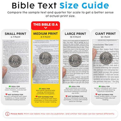 Personalized KJV Bible, Custom Name, School Name, Class of 2026 Design, King James Version, Red Letter, Value Thinline, Reading Plan, Graduation Gift, High School or Collage Graduate, Pink - color: Kjv Pink Value Thinline, size: King James Version