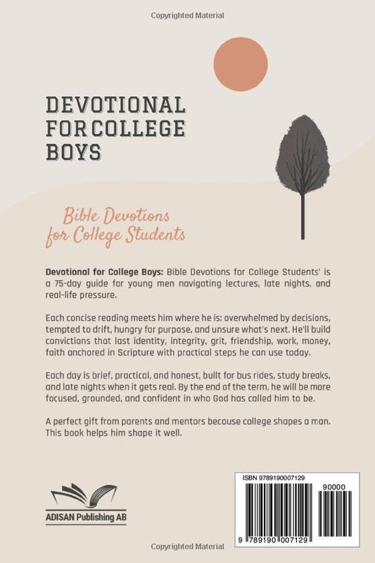 Devotional for College Boys: Bible Devotions for College Students (5-Minute College Men)