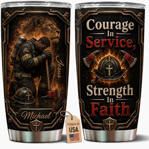 Personalized Christian Gifts For Men - Man Of Faith Bible Warrior Christ Tumbler V15 - A Child Of God Religious Faith For Dad, Husband, Grandpa on Fathers Day, Christmas, Birthday - color: CH-VAR-15