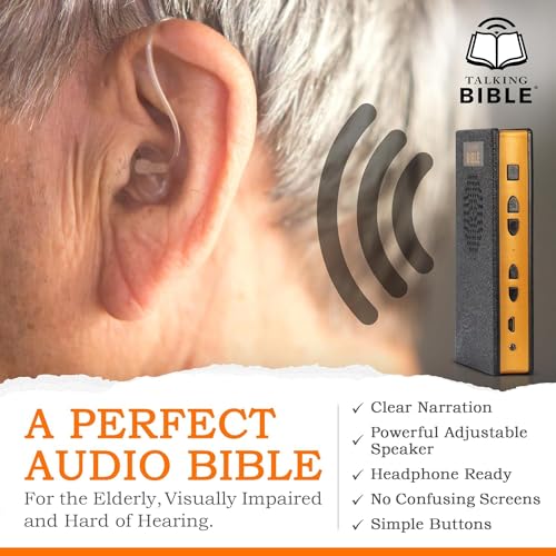 KJV Audio Bible Player | Battery Powered | Black