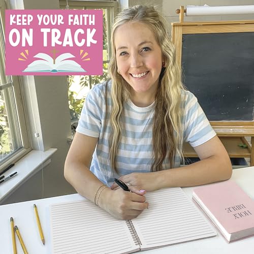 Christian Journals for Women - Bible Notebook for Note Taking - style: Pink Pastel
