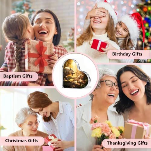Religious Gift for Women Christian Jesus and Lamb Baptism Plaque Gifts - color: Jesus Gift C