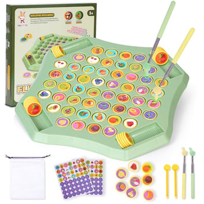 Fruit Memory Matching Game, 54 Piece Family Board Game - color: L-fruit