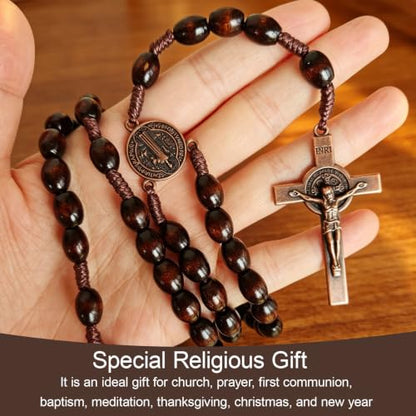 Catholic Rosary Beads, Rosarios Cross Pendant Decorative Prayer Box - color: Style-5