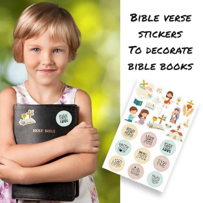 600PCS Religious Christian Stickers for Kids, Sunday School & Easter Crafts