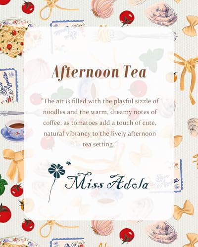 Miss Adola Large Tote Bag for Women - Canvas Tote Bag with Zipper Aesthetic Reusable Shoulder Bag for Gym, Travel, Work - style: Afternoon Tea