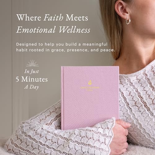 5-Minute Devotional Journal for Women: Daily Christian Scripture Reflections, Guided Prompts & Prayer | Build Faith in Just 5 Minutes a Day | 218 Pages, 110gsm Paper (Pink) - color: Pink