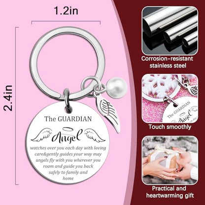 Guardian Angel Keychain Angel Gifts for Women Men