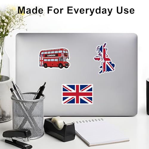 [3pcs] British Flag Sticker Pack 3PCS Union Jack Sticker UK Vinyl - color: British Flag Sticker