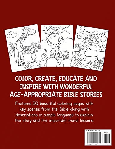 Christian Coloring Book for Toddlers: Fun Christian Activity Book for Kids, Toddlers, Boys & Girls (Toddler Christian Coloring Books Ages 1-3, 2-4, 3-5)