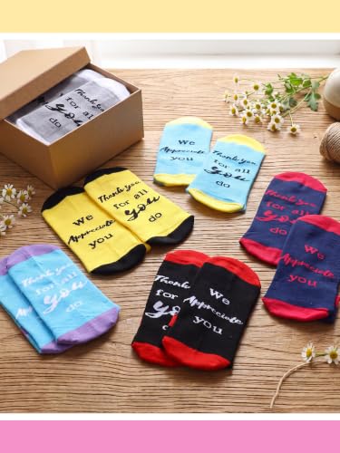 Shihanee Housekeeping Week Gift Appreciation Crew Sock - style: Appreciate