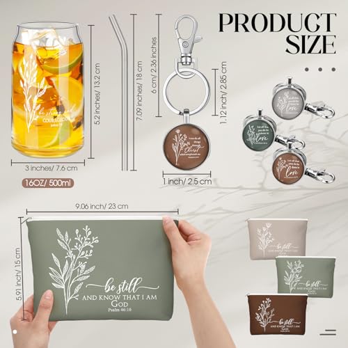Hoolerry 9 Pcs Christian Gifts Bulk for Women Church Gifts, Bible - style: Bible