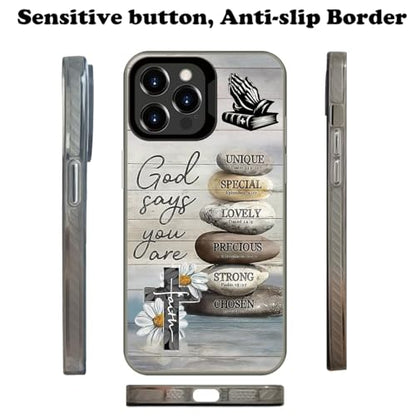 God Cross Wood Grain Phone Case Compatible with iPhone 16 Pro Max Case - color: Pattern 3, size: for iPhone 16 Pro Max