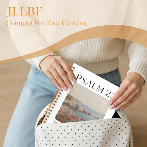 Christian Spiral Notebook, Psalm 23 the Lord Is My Shepherd Religious Notebooks for Bible Notes, Christian Gifts for Women, Scripture Journal Notebook, 5.5x8.3 Inch - color: Psalm 23
