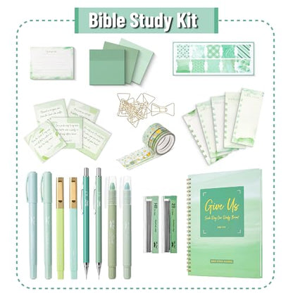 Mr. Pen- Bible Journaling Kit for Women - color: Forest Mist