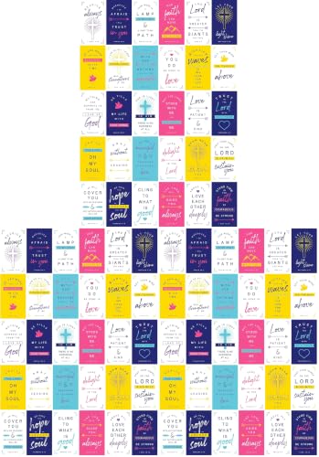 Bible Verse Cards - Inspirational Scripture Messages (60 Cards, 2 Sets Of 30 Unique 3.5 inch x 2 inch Cards) (Pack of 3) - size: 2 inches x 3.5 inches (Pack of 3)