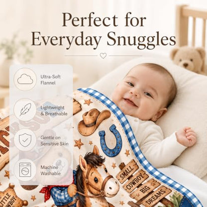 Custom Baby Blanket for Boys, Personalized Baby Blanket with Name for Gift - color: Cute Little Bear - Spaceship