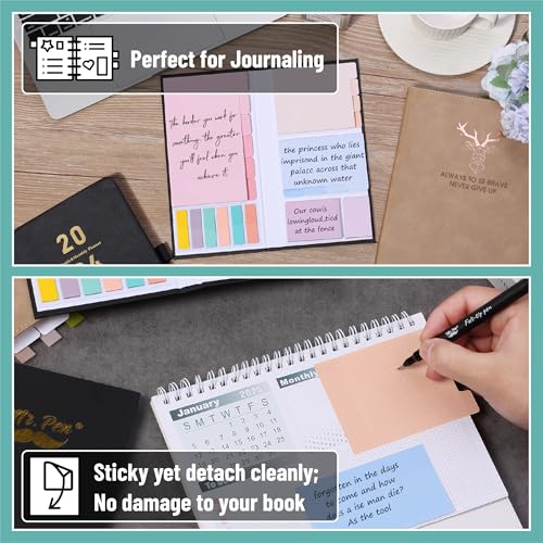 Mr. Pen- Sticky Notes Set, 410 Pack, Ruled - color: Pastel Macaron, size: 1 Set