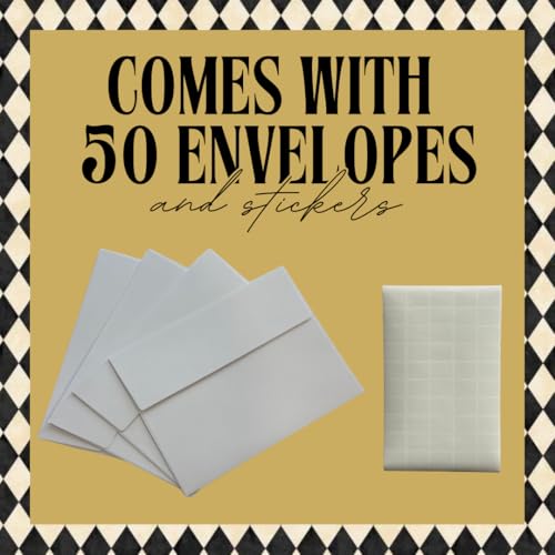 Premium Boxed Thank You Cards with Envelopes || 50 Count || 5 Modern Designer prints || Bulk Stationery Set for Clients, Weddings, Showers, Multi-Use || USA || Premium cardstock (Birthday)