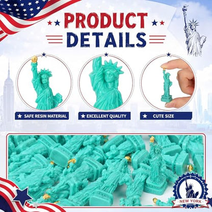 Geelin 50 Pcs Mini Statue of Liberty Figurine Resin Small Statue of Liberty - style: Statue of Liberty