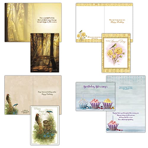 KJV Birthday Greeting Cards, 24 Count - size: 4.7 x 6.5 inches