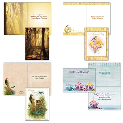 KJV Birthday Greeting Cards, 24 Count - size: 4.7 x 6.5 inches
