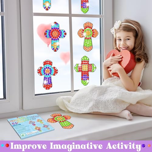 2026 VBS Sunday School Cross Craft Kids Kits Vbs Christian Religious Jesus Church Nativity Summer Ornaments Crafts for Classroom Home Activities Class Game Supplies