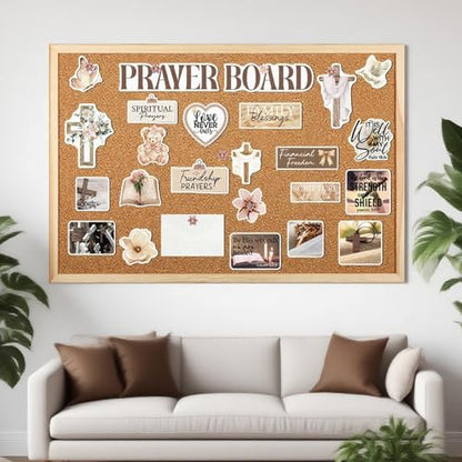 Prayer Board Supplies Kit - 252 Pcs Brown Coquette Christian Gift - style: Brown Coquette