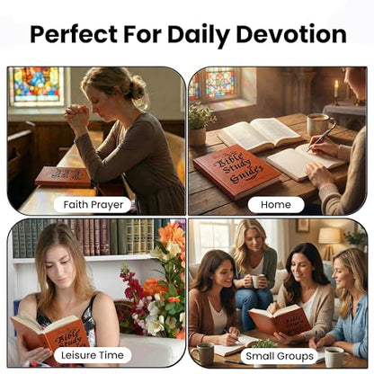 66-Page Bible Study Guide & Journal for Women, Year-Long Devotional