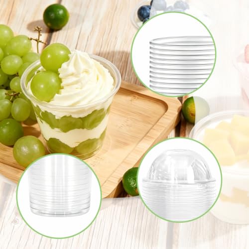 Jnnzzggu 50Pack 13.5oz Clear Plastic Cups - size: 50pcs 13.5oz