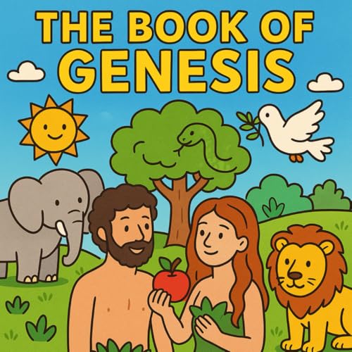 The Book of Genesis: A Kids Bible Coloring Book with Christian Stories from Creation to Joseph